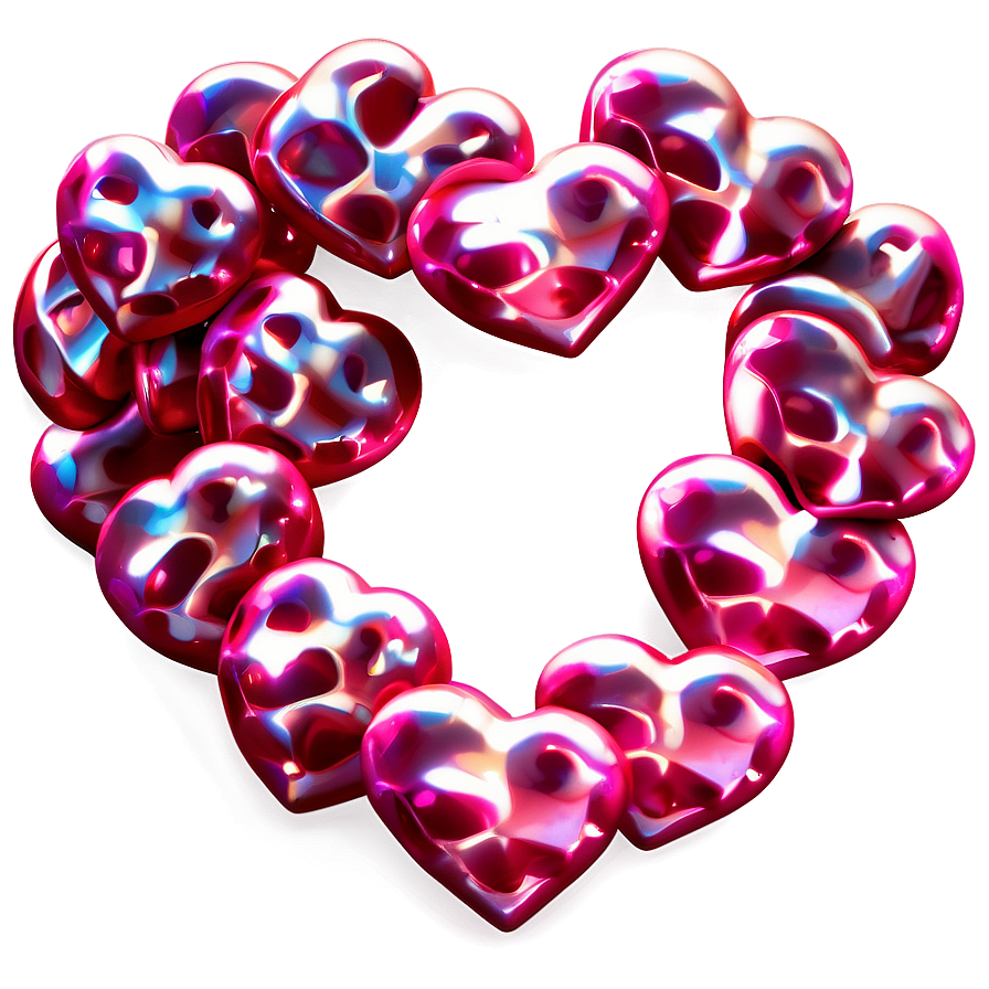 Tranquil Pink Hearts Png Jaq