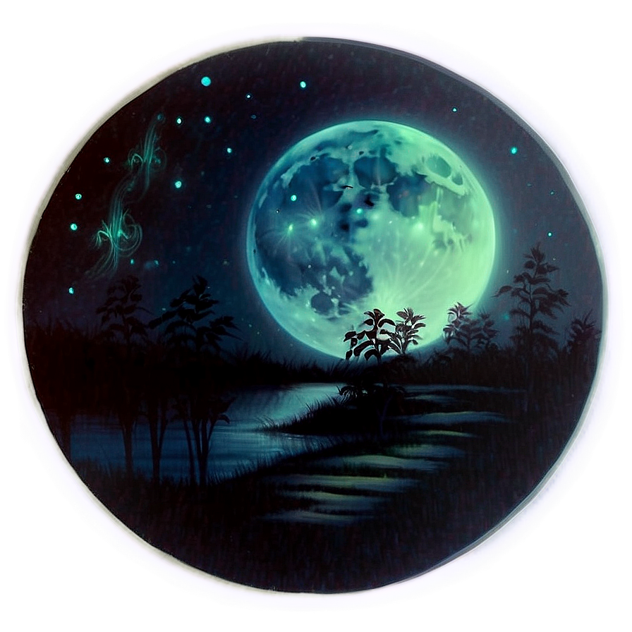 Tranquil Radiant Moonlight PNG 51 PNG with transparent background