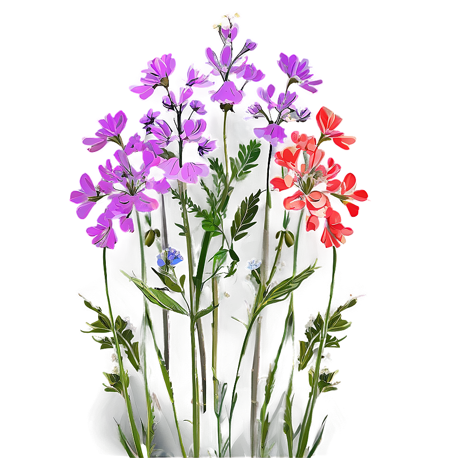 Tranquil Wildflower Vista Png 46