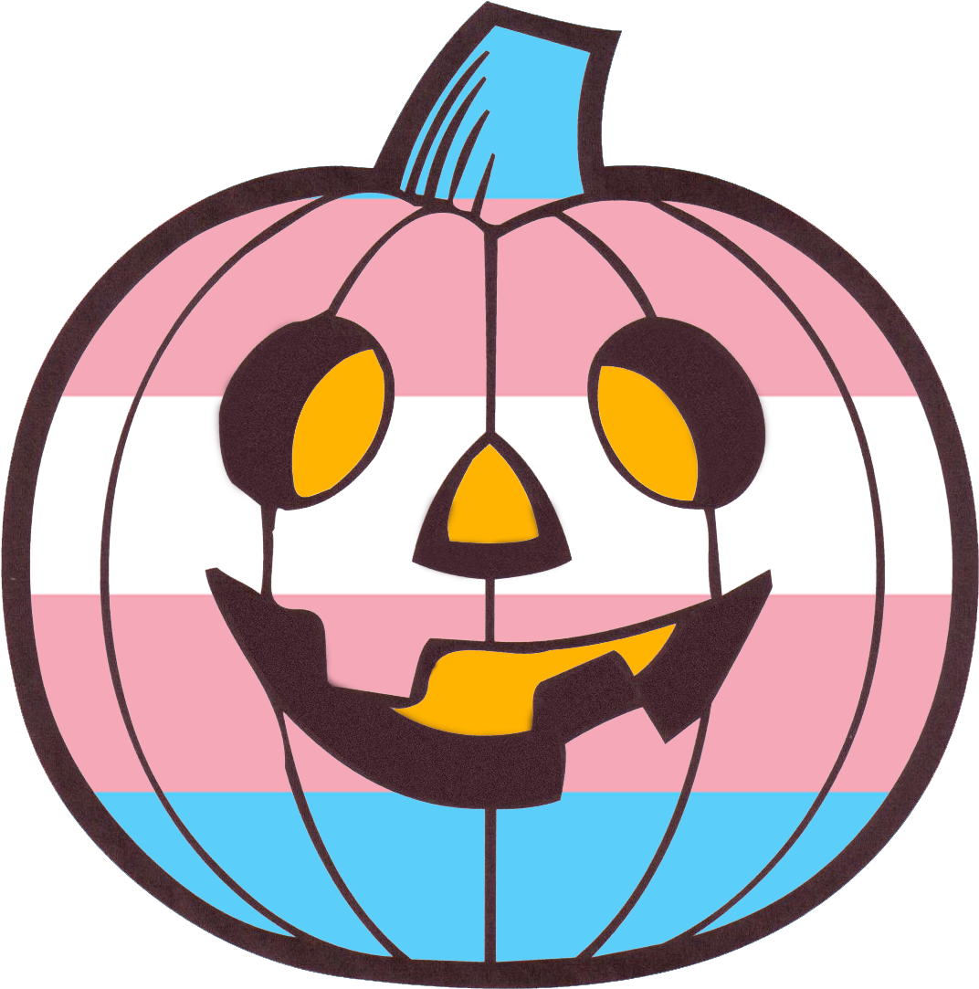 Trans Pride Pumpkin Icon