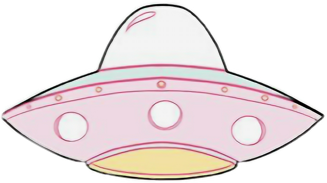 Transparent Alien Spaceship Clipart - Cute Alien Kawaii Spaceship, HD Png Download PNG with transparent background