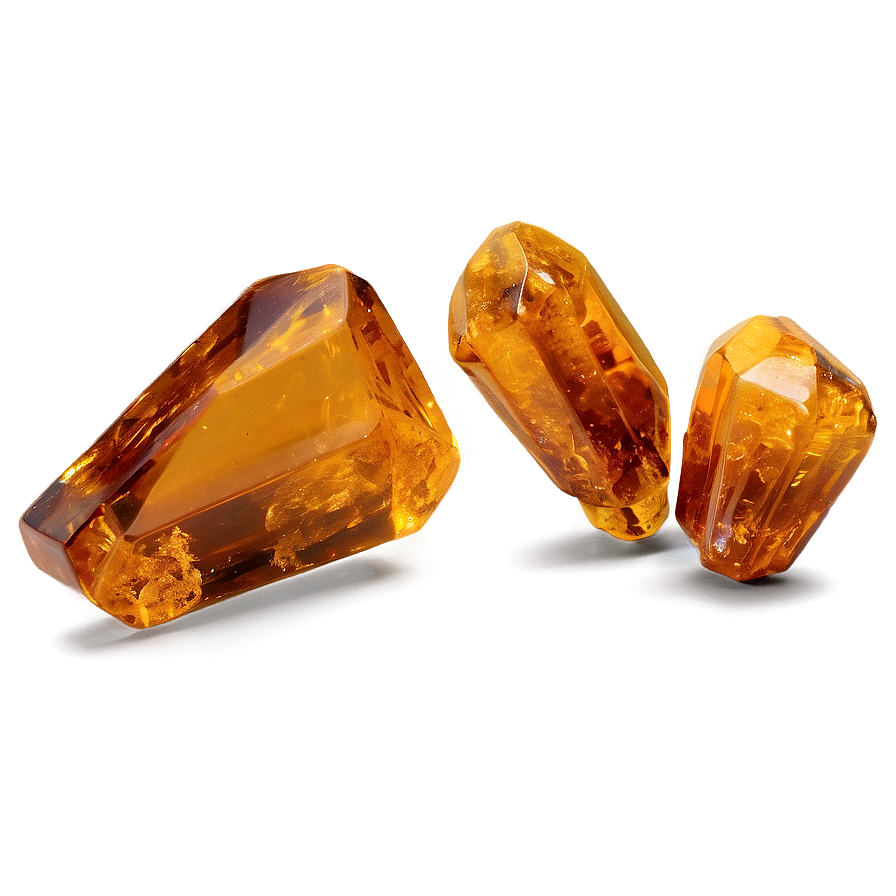 Transparent Amber Crystal Png 18