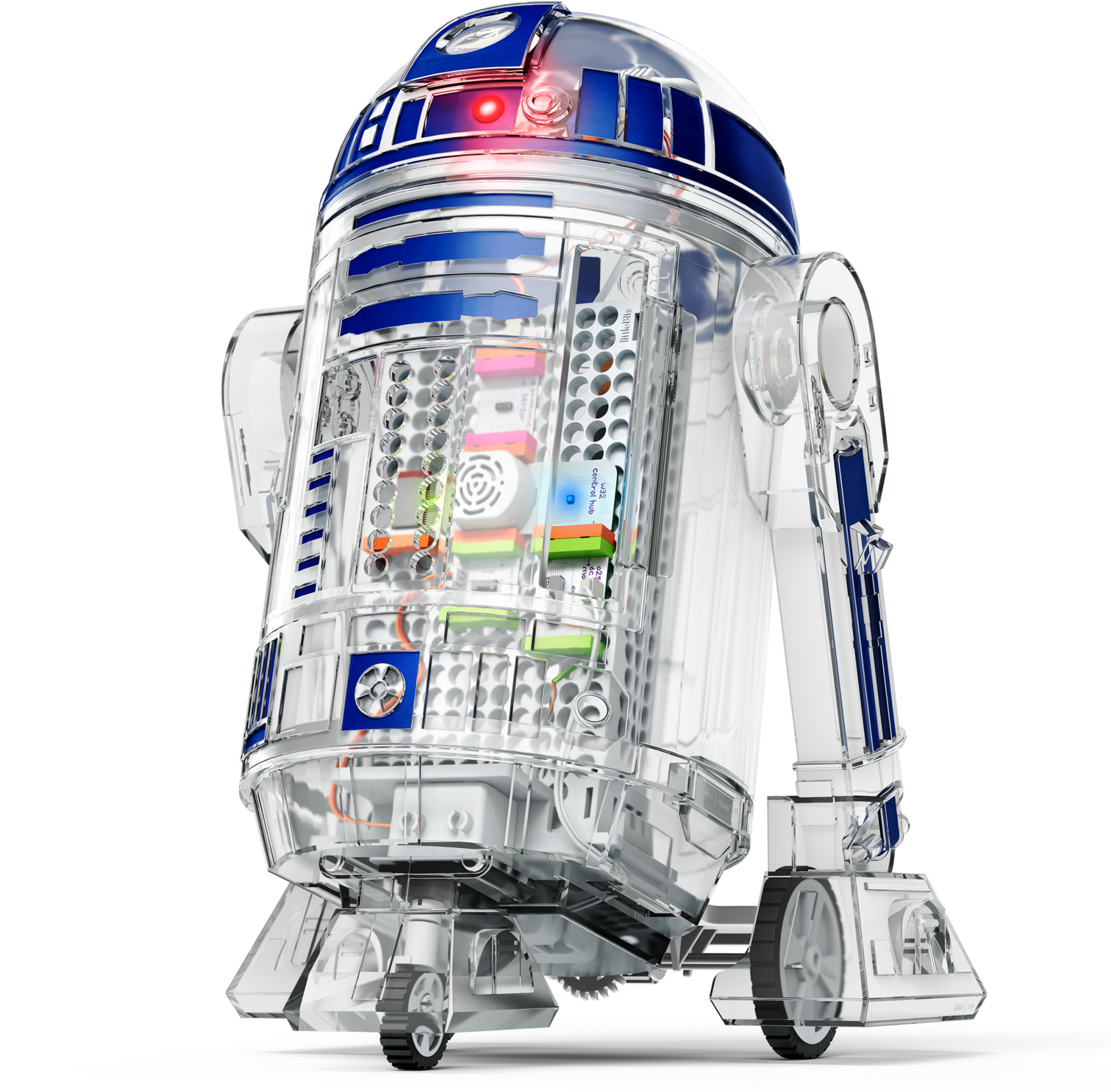 Transparent Astromech Droid Illustration