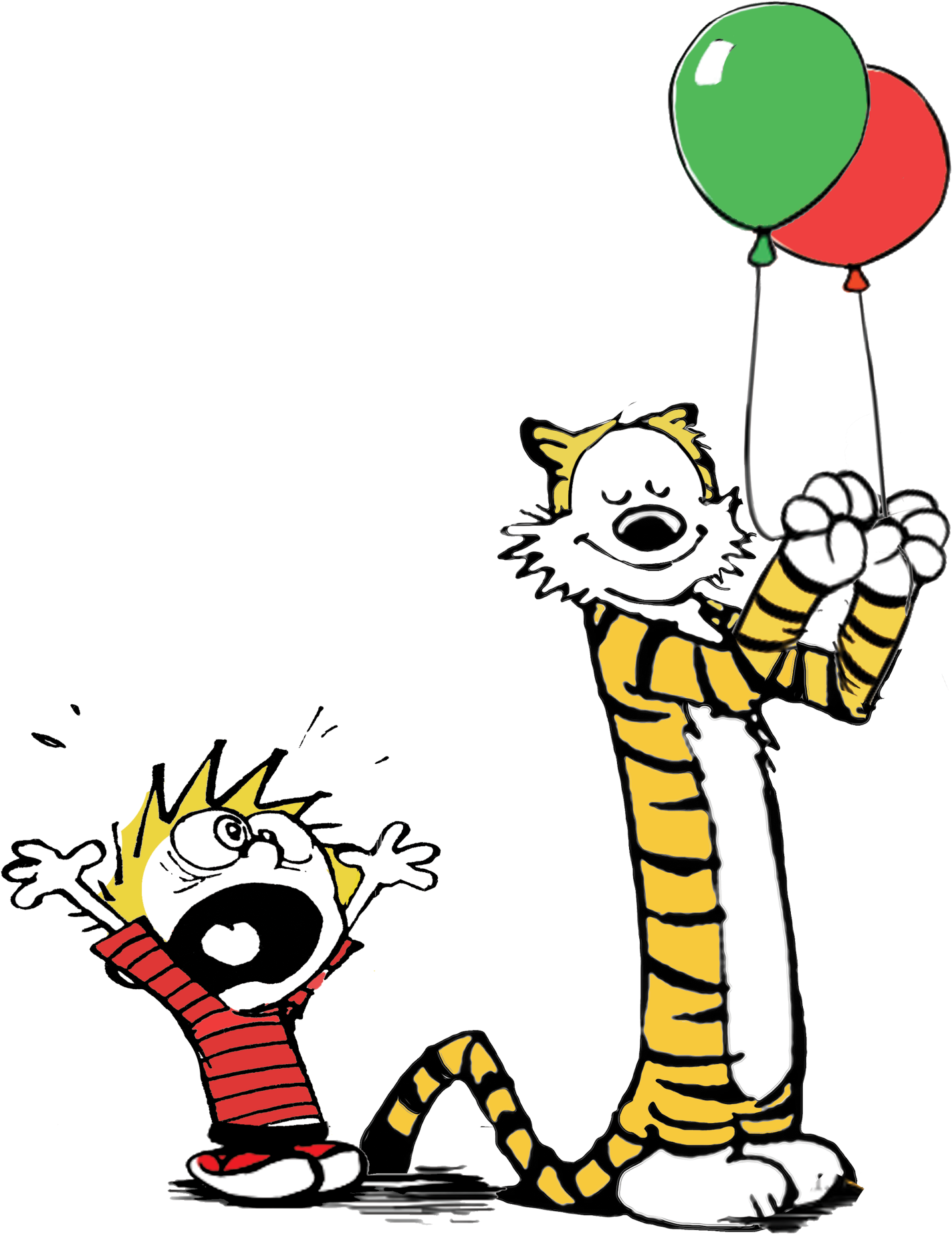 Transparent Ballon Png - Hobbes Calvin And Hobbes, Png Download PNG with transparent background