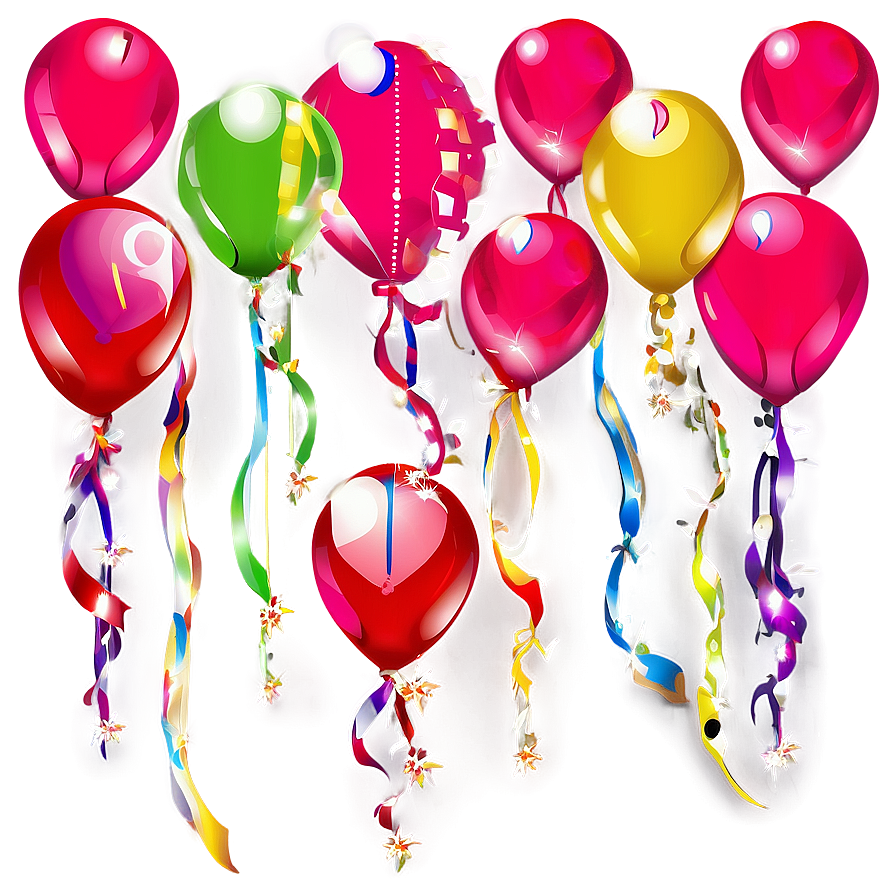 Transparent Balloons Png 05042024