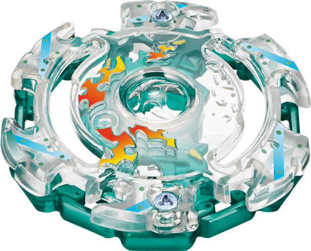 Transparent Beyblade Top View