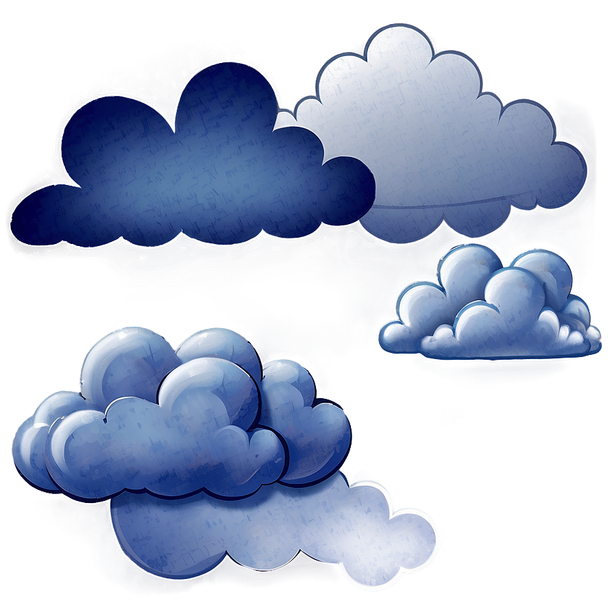 Transparent Blue Clouds Png 06202024