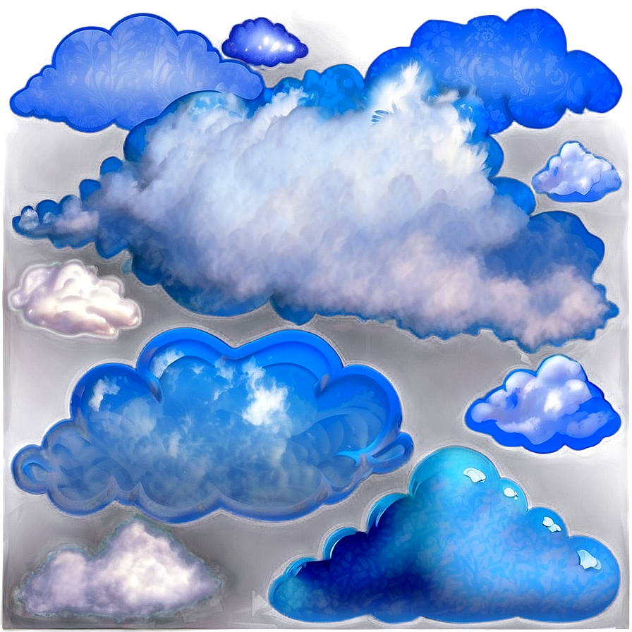 Transparent Blue Clouds Png Btf69