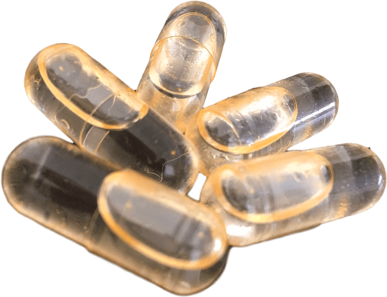 Transparent Capsules Isolated