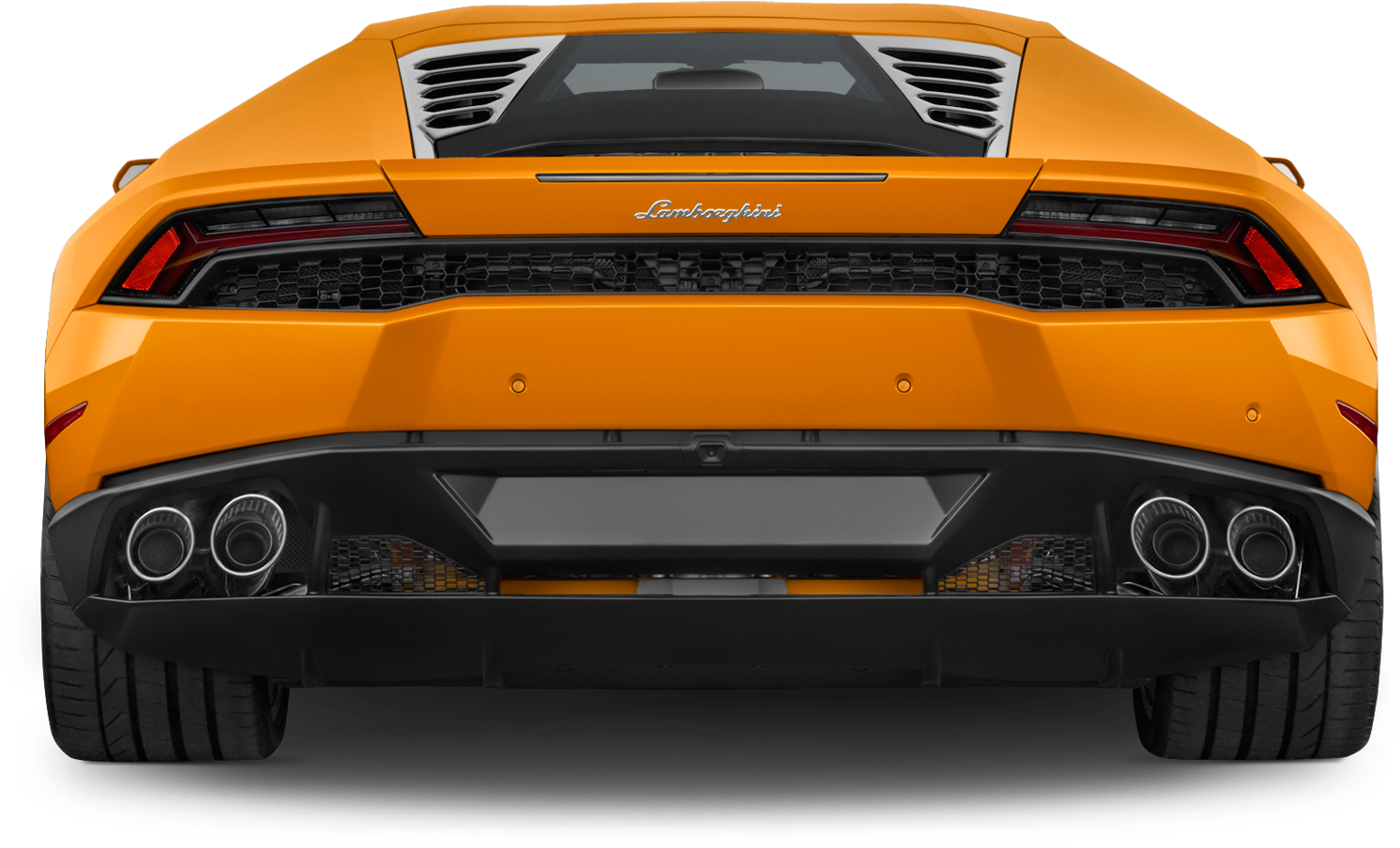 Transparent Car Grill Clipart - Lamborghini Huracan Back Png, Png Download PNG with transparent background