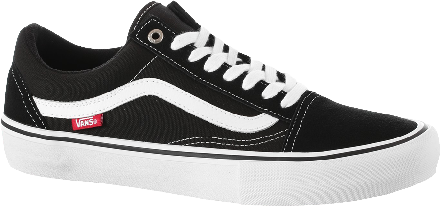 Transparent Cartoon Shoes Png - Vans Old Skool Zwart, Png Download PNG with transparent background
