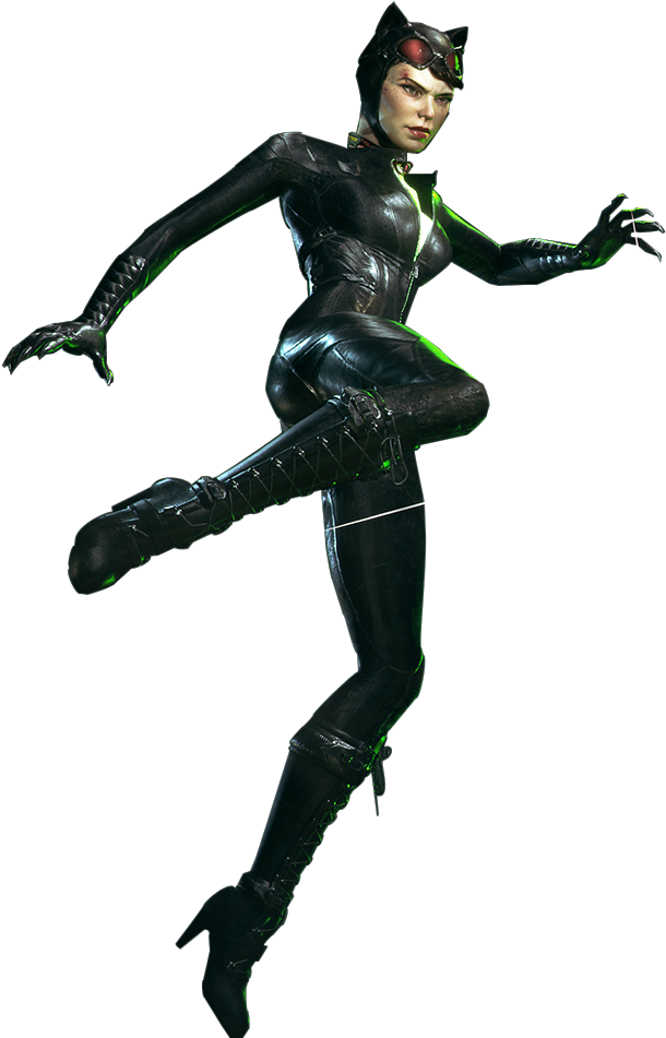 Transparent Cat Woman Clipart - Batman Arkham Knight Catwoman Png, Png Download PNG with transparent background
