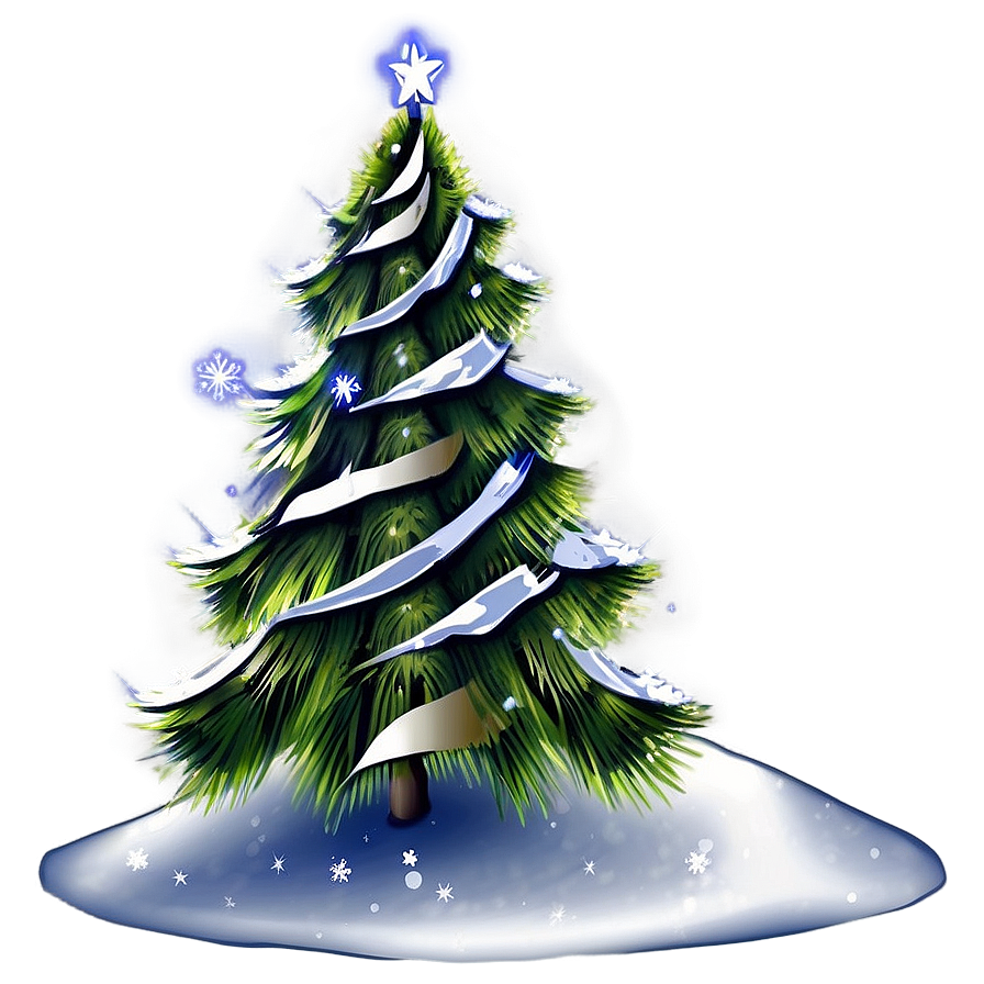 Transparent Christmas Tree Scene Png Mwk