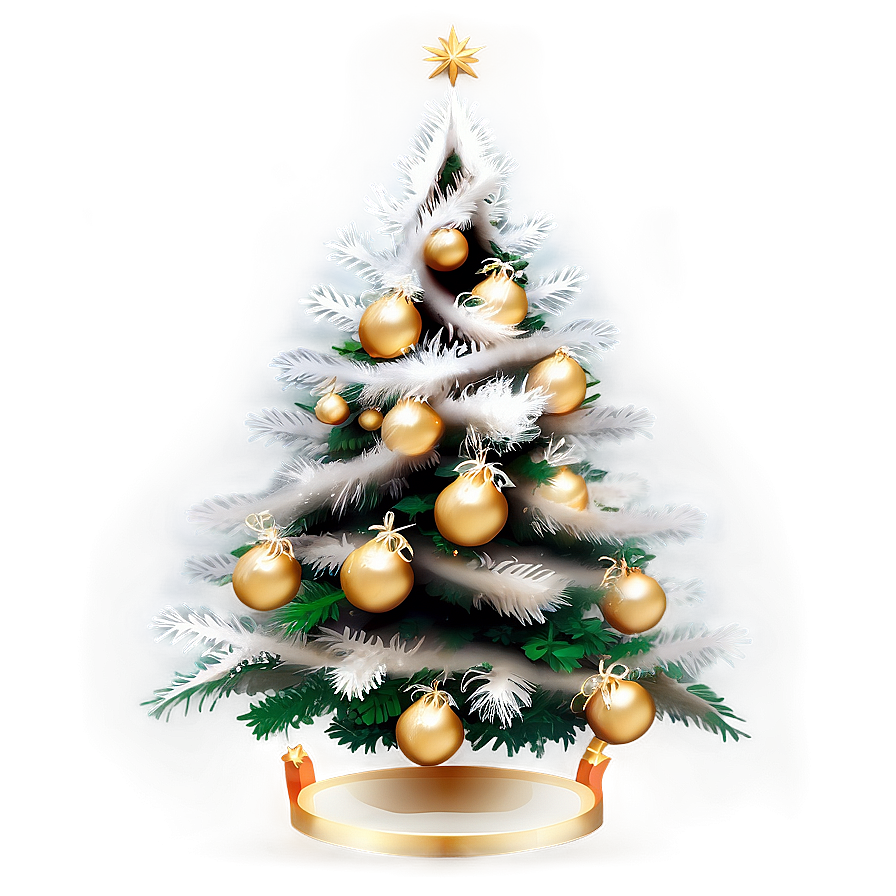 Transparent Christmas Tree Top View Png Spj16