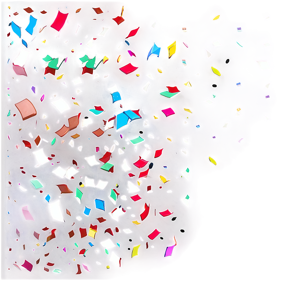 Transparent Confetti Png 35