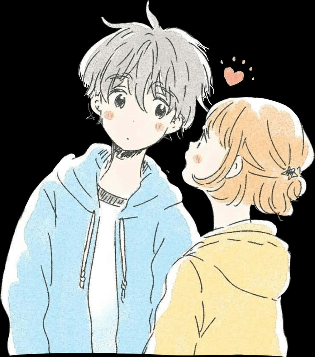 Transparent Cute Anime Boy Png - Cute Anime Couple Pictures Hd, Png Download PNG with transparent background