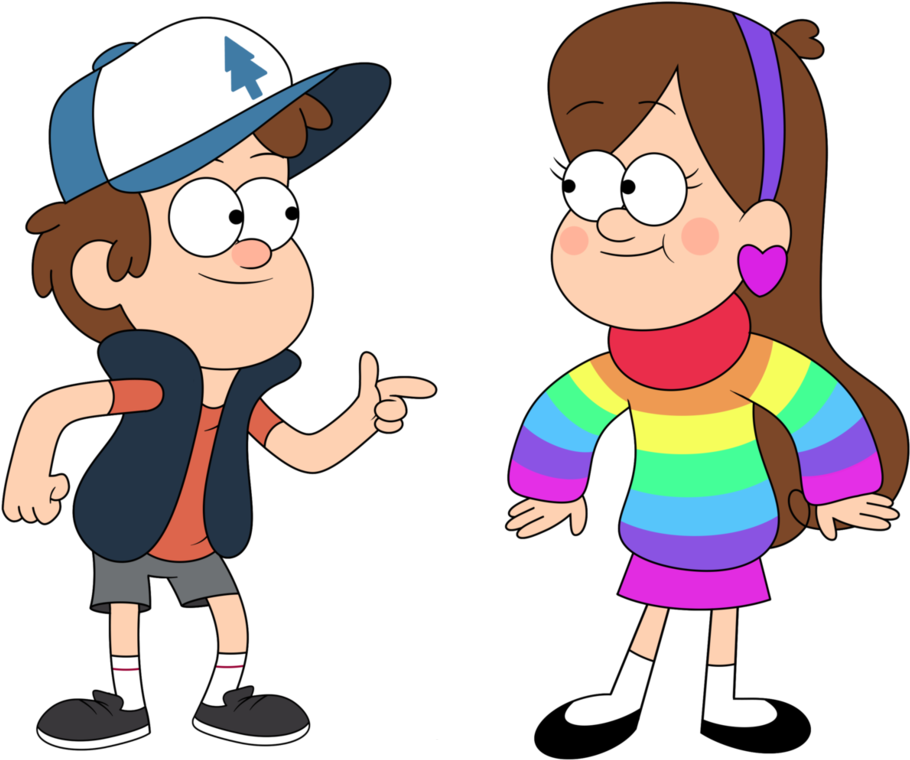 Transparent Dipper Pines Png - Mabel Dipper Gravity Falls, Png Download PNG with transparent background