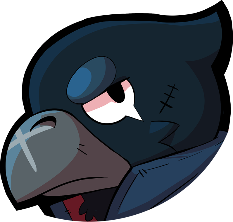 Transparent Draven Png - Crow Head Brawl Stars, Png Download PNG with transparent background