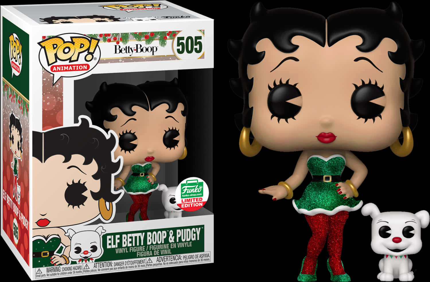 Transparent Elf Collar Clipart - Elf Betty Boop Funko Pop, HD Png Download PNG with transparent background