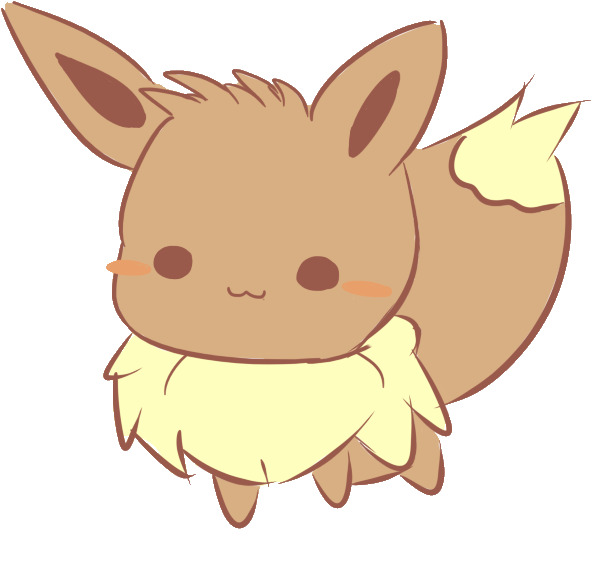 Transparent Evee Png - Chibi Pokemon Eevee, Png Download PNG with transparent background