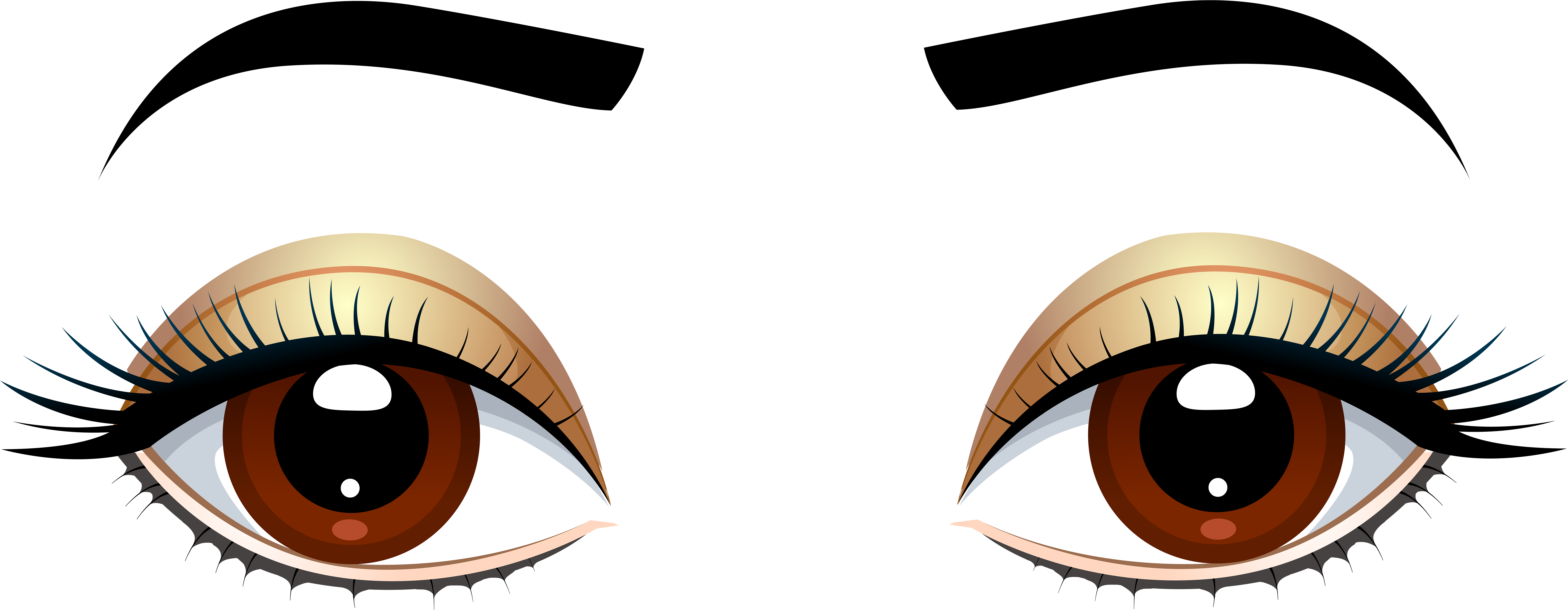 Transparent Eye Roll Emoji Png - Brown Eyes Clipart Png, Png Download PNG with transparent background