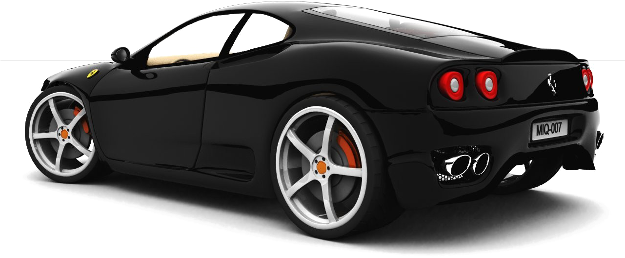 Transparent Ferrari Png - Ferrari Black Car Png, Png Download PNG with transparent background