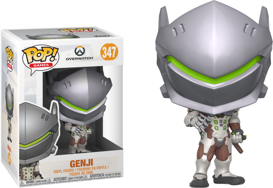 Transparent Genji Face Png - Funko Pop Overwatch Genji, Png Download PNG with transparent background
