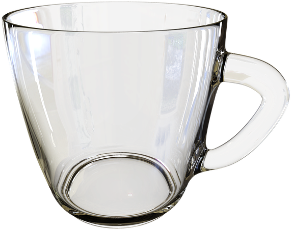 Coffee Cup Glass Mug Transparency And Translucency - Transparent Background Transparent Cup, HD Png Download PNG with transparent background
