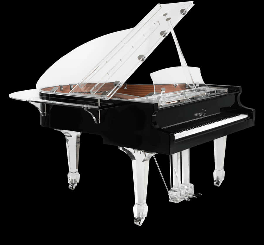 Transparent Grand Piano Design