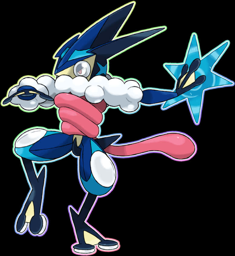 Transparent Greninja Png - Mega Evolução Do Greninja, Png Download PNG with transparent background