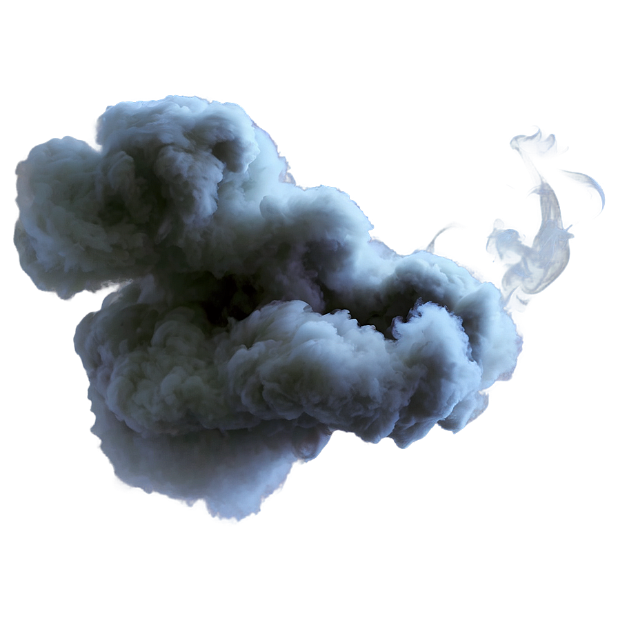 Transparent Grey Smoke Png 06272024