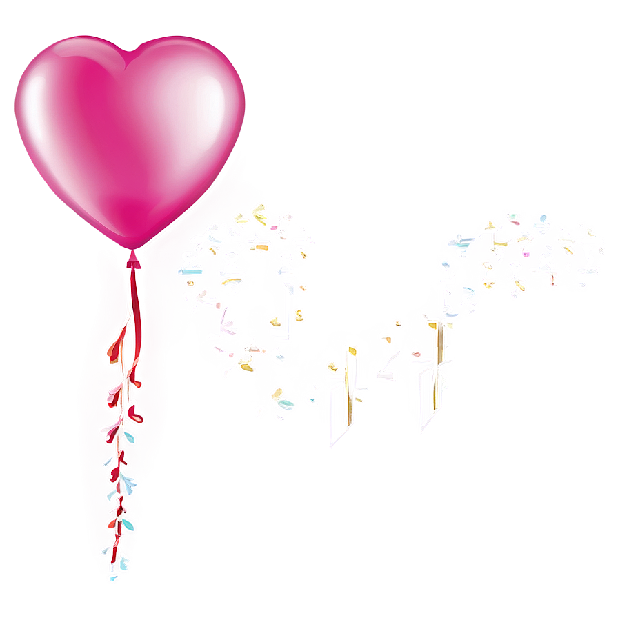Transparent Heart Balloon PNG yke PNG image with a transparent background, free high-resolution download