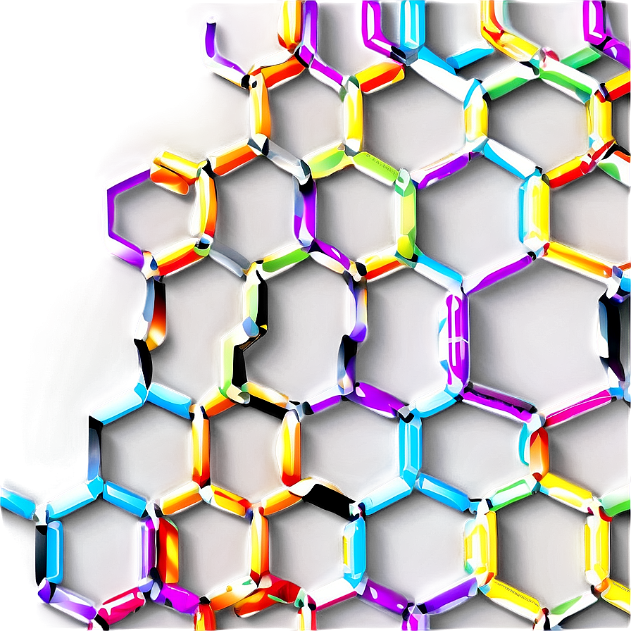 Transparent Hexagon Pattern Png 06202024