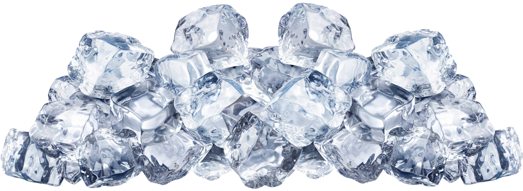 Transparent Ice Cubes Cluster.png PNG with transparent background