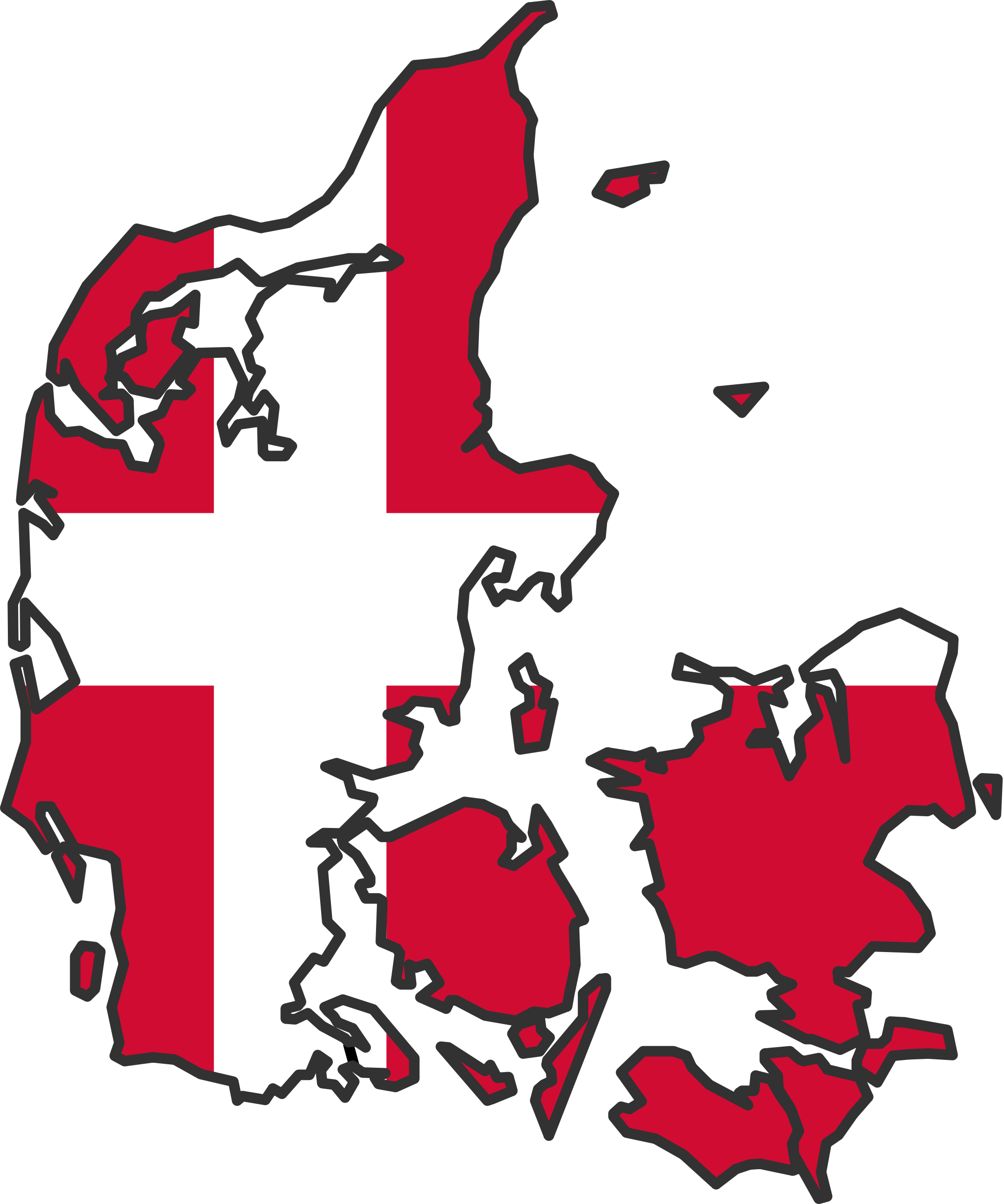 Transparent Ireland Map Clipart - Denmark Is The Best Country, HD Png Download PNG with transparent background