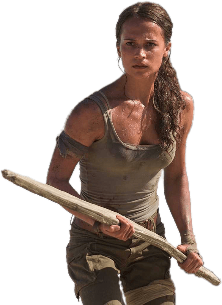 Transparent Lara Croft Png - Alicia Vikander Tomb Raider, Png Download PNG with transparent background