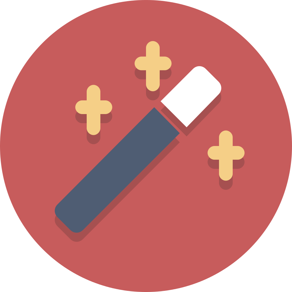 Transparent Magic Wand Png - Magic Wand Icon Round, Png Download PNG with transparent background