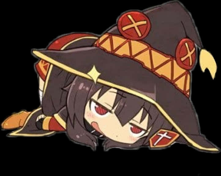 Transparent Megumin Png - Megumin Sticker Png, Png Download PNG with transparent background