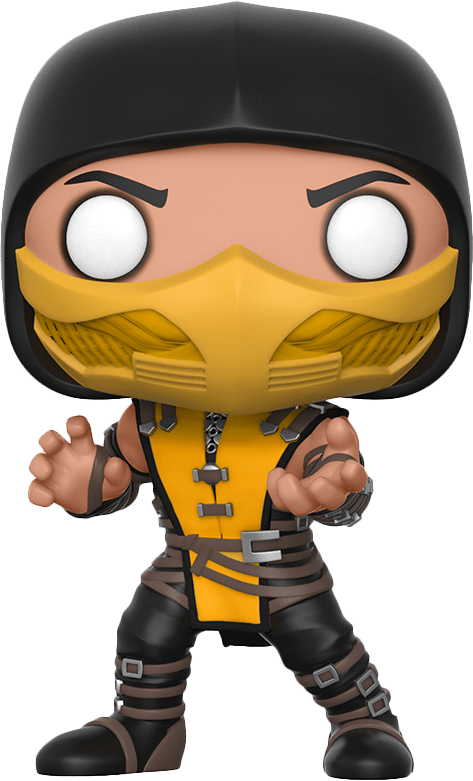 Transparent Mortal Kombat Scorpion Png - Funko Pop Mortal Kombat X Scorpion, Png Download PNG with transparent background