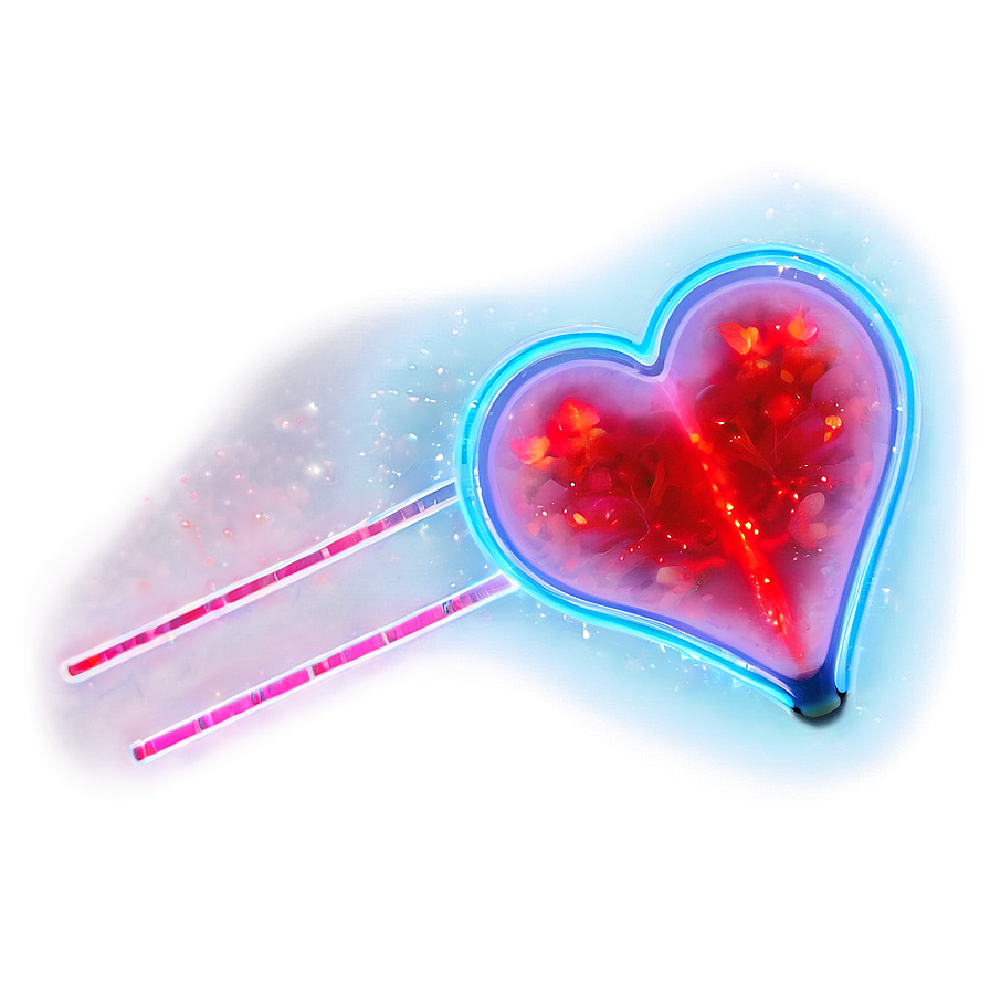 Transparent Neon Heart Png Nwi7