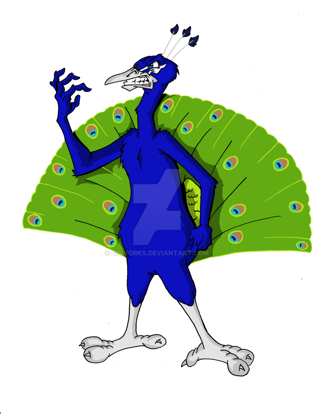 Transparent Peacock Clipart Png - Angry Peacock Clipart, Png Download PNG with transparent background