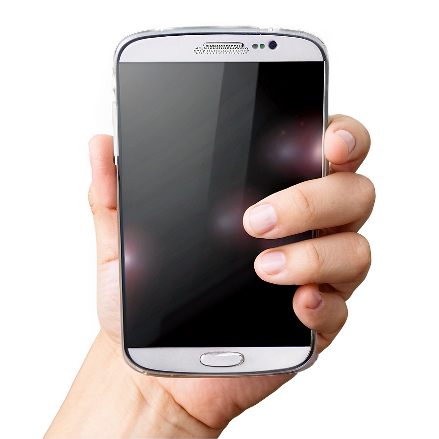 Transparent Phone In Hand Png Sai56