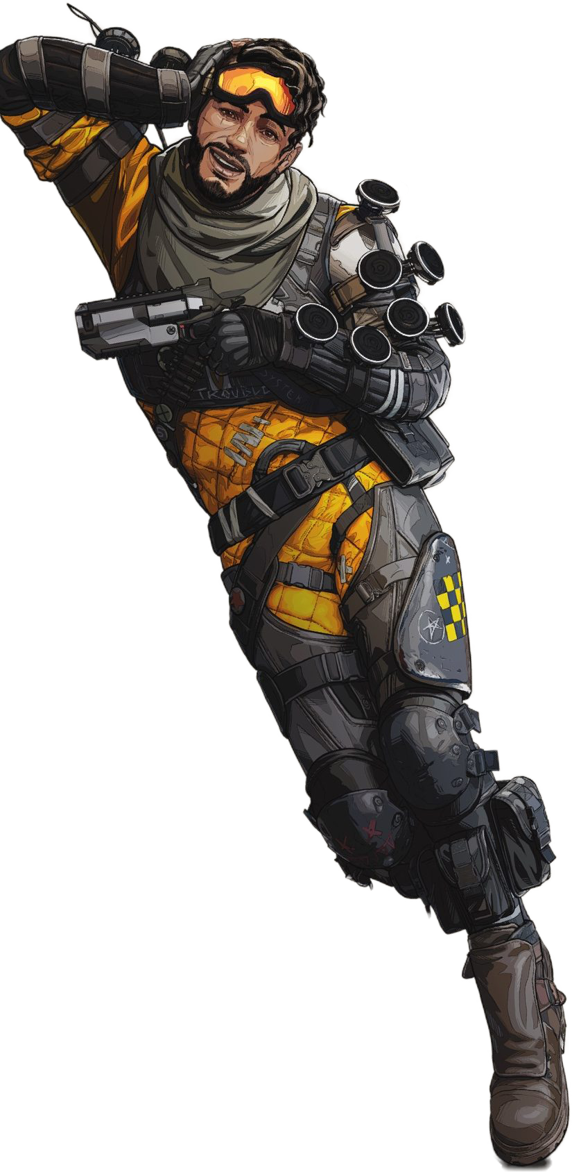 Transparent Pubg Character Png - Apex Legends Mirage Art, Png Download PNG with transparent background