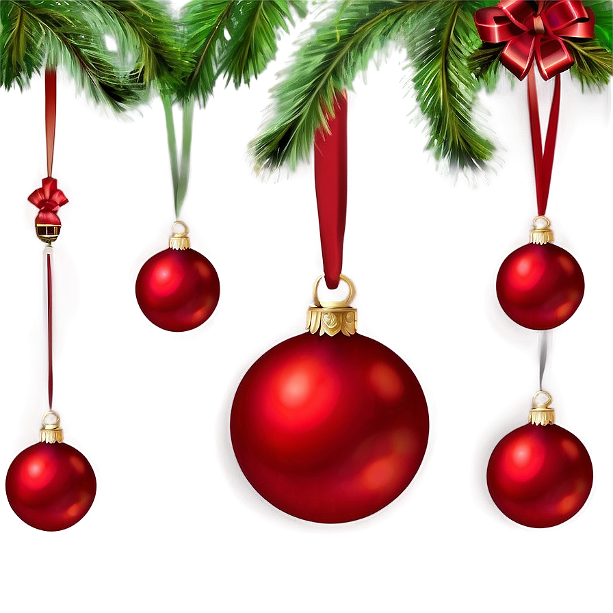 Transparent Red Ornament Png Nut