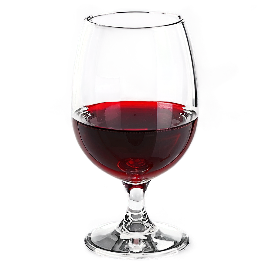 Transparent Red Wine Glass Png 06262024