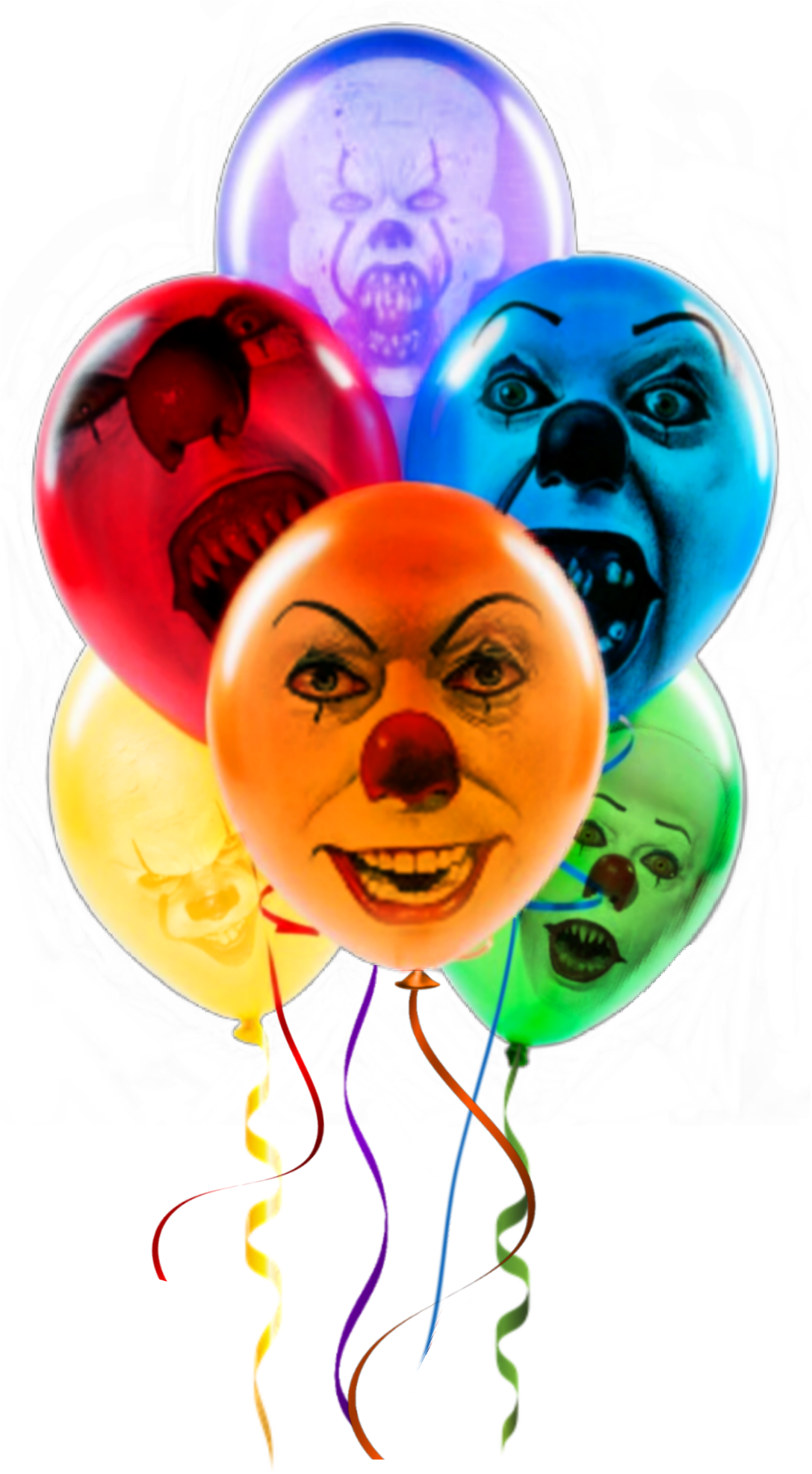 Transparent Scary Clown Clipart - Stephen King, HD Png Download PNG with transparent background