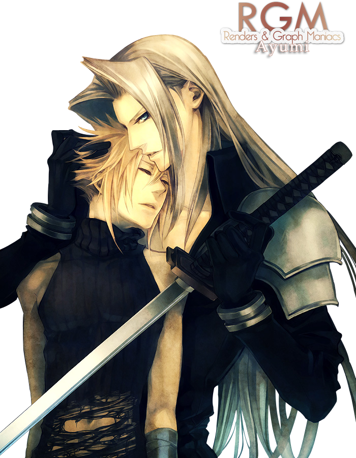Transparent Sephiroth Png - Final Fantasy Cloud Fanart, Png Download PNG with transparent background