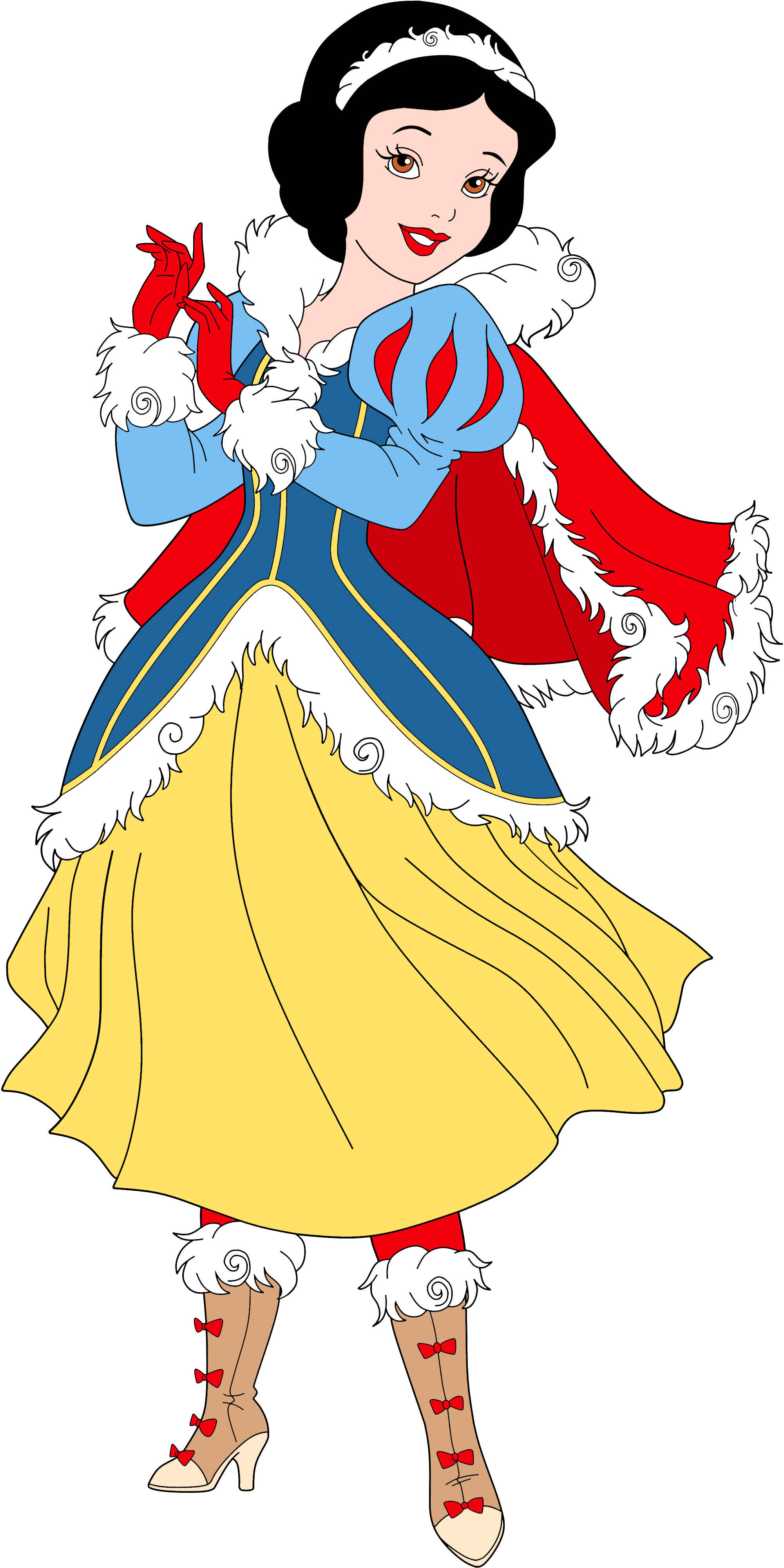 Transparent Snow White Mirror Clipart - Snow White Disney Princess Winter, HD Png Download PNG with transparent background