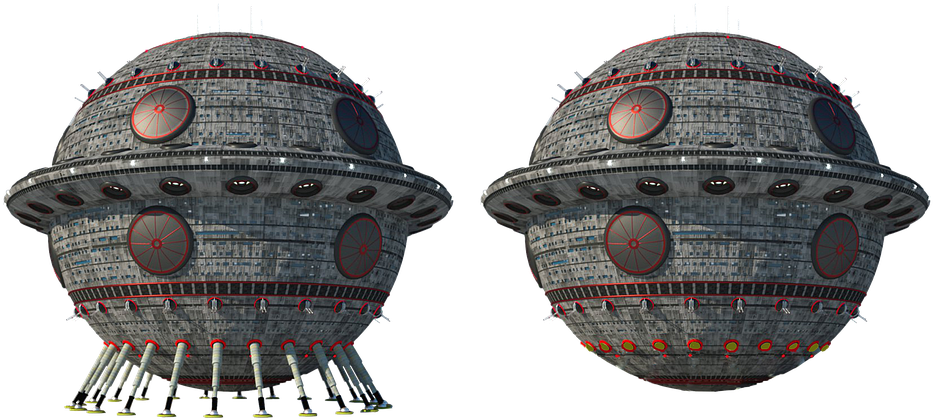 Transparent Spaceship Png Transparent - Circle Spaceship Png, Png Download PNG with transparent background