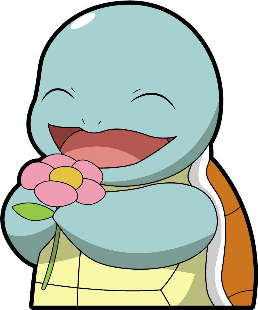 Transparent Squirtle Png - Squirtle Flower, Png Download PNG with transparent background